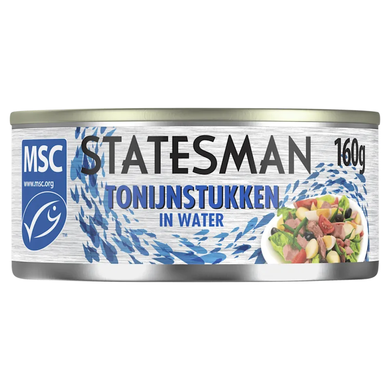 Statesman Tonijnstukken MSC in water