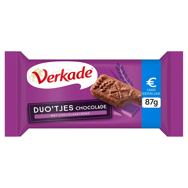 Verkade Duo'tjes Chocolade