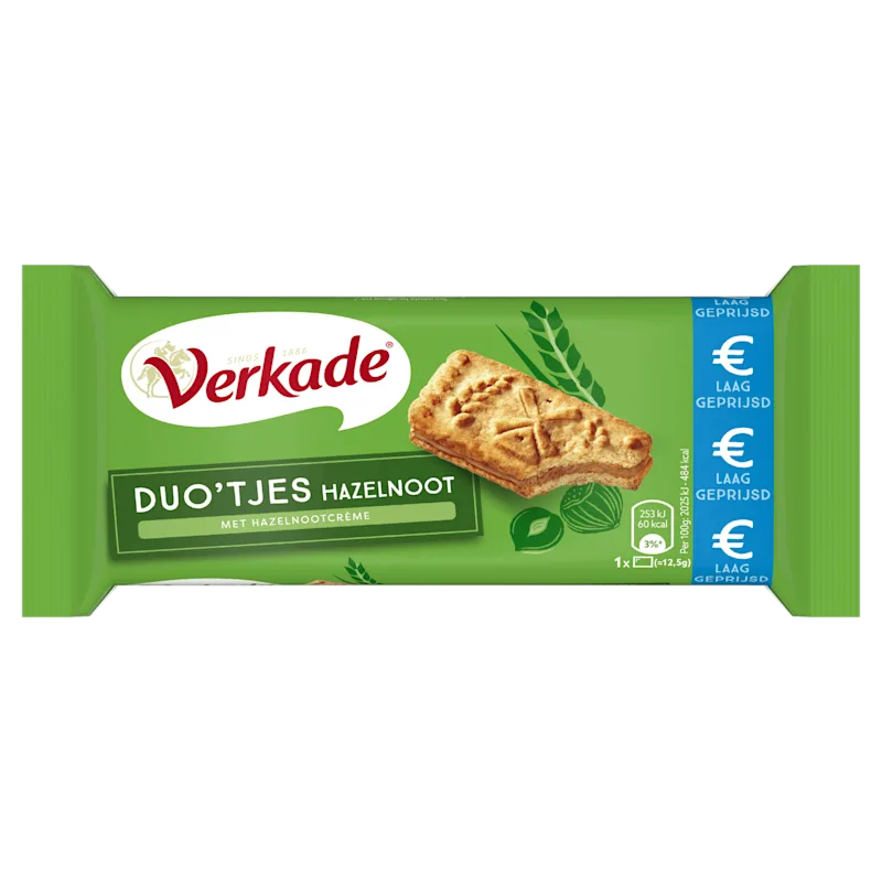 Verkade Duo'tjes Hazelnoot