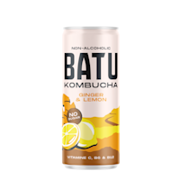 Batu Kombucha ginger & lemon zero
