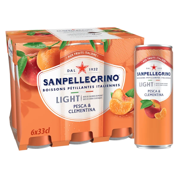 San Pellegrino Pesca & clementina light