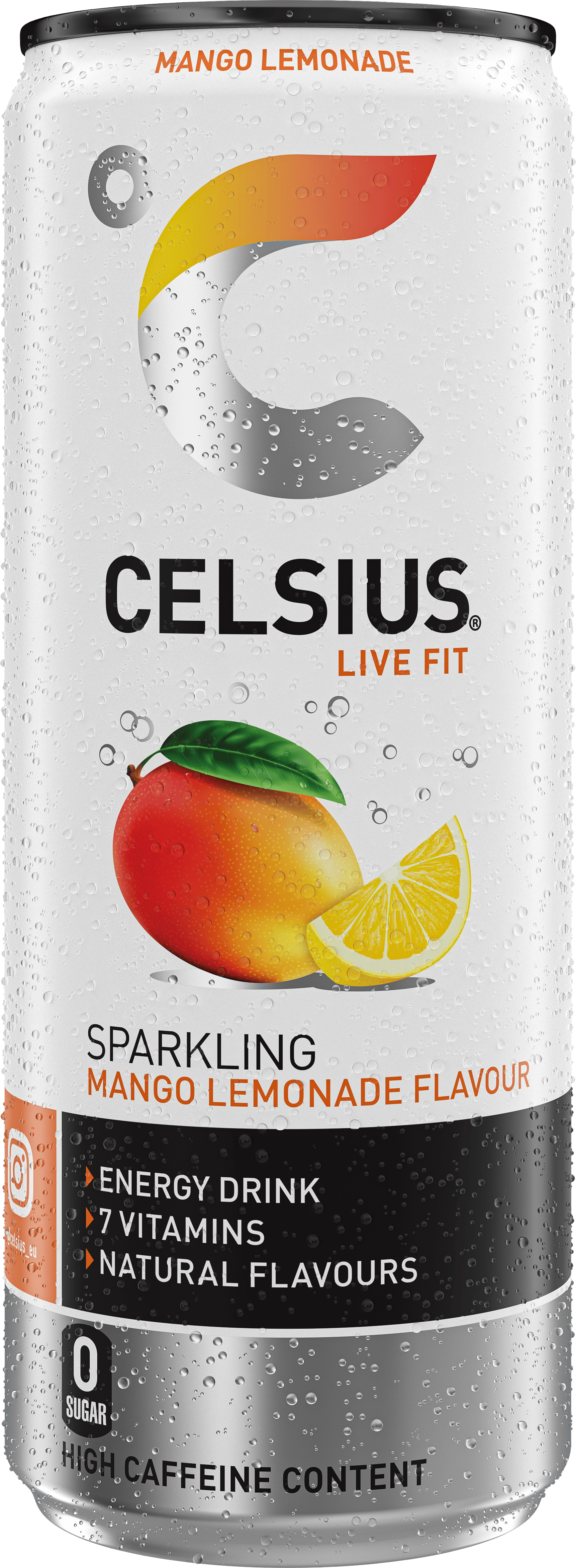 Celsius Mango lemonade