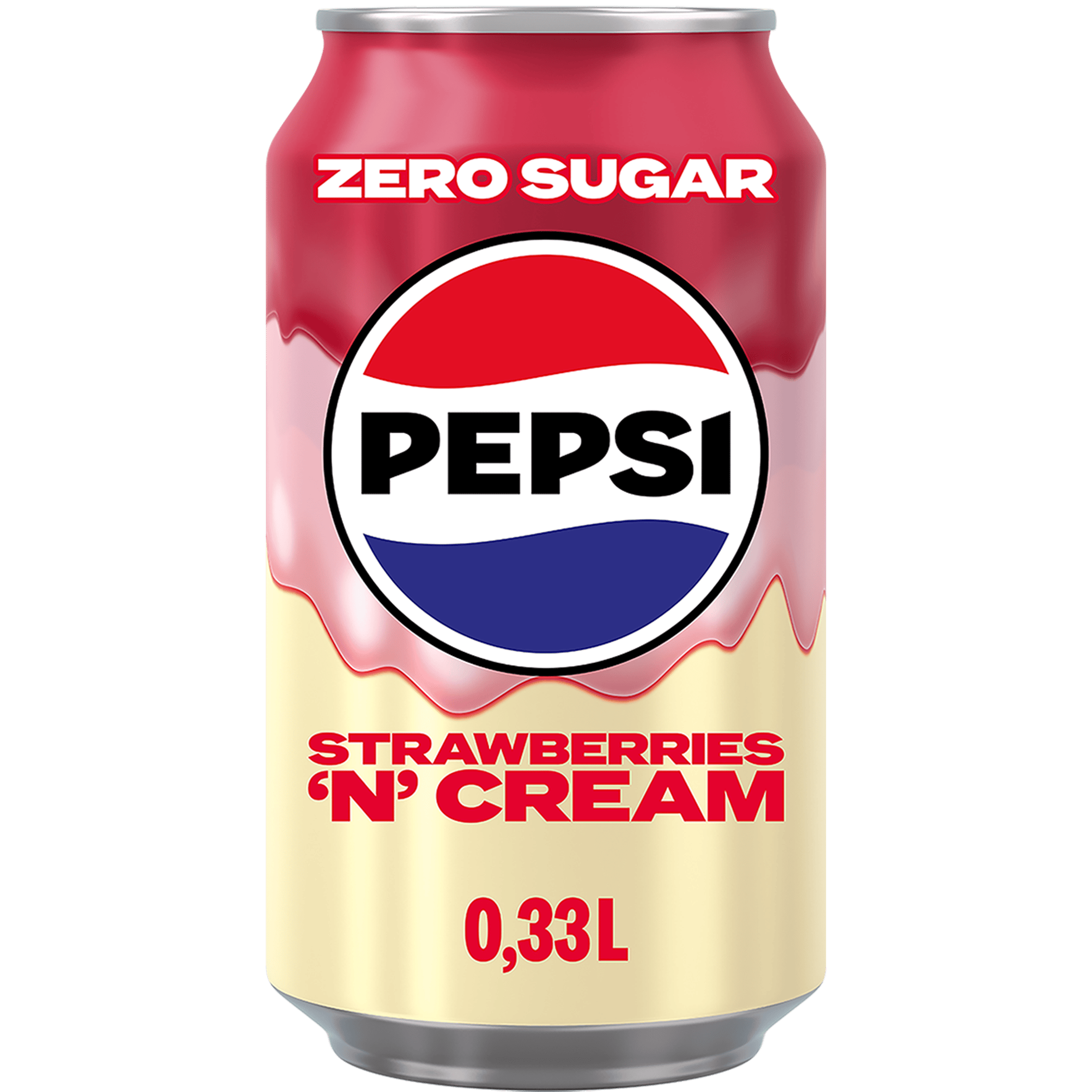 Pepsi Treats zero strawberry cream soda
