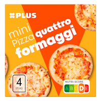 PLUS Mini pizza quattro formaggi
