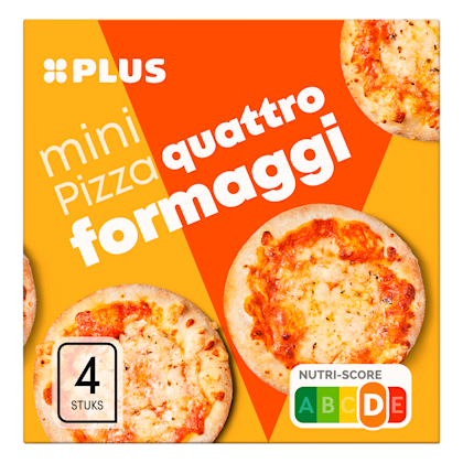 Mini pizza quattro formaggi