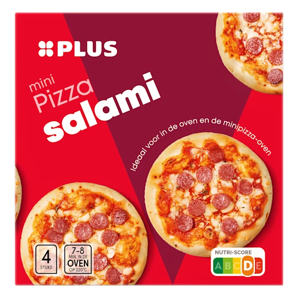 PLUS Mini pizza salami