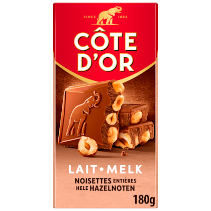 Bloc chocoladereep melk hazelnoten