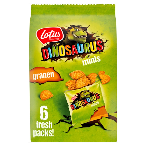 Lotus koekjes original mini dinosaurus