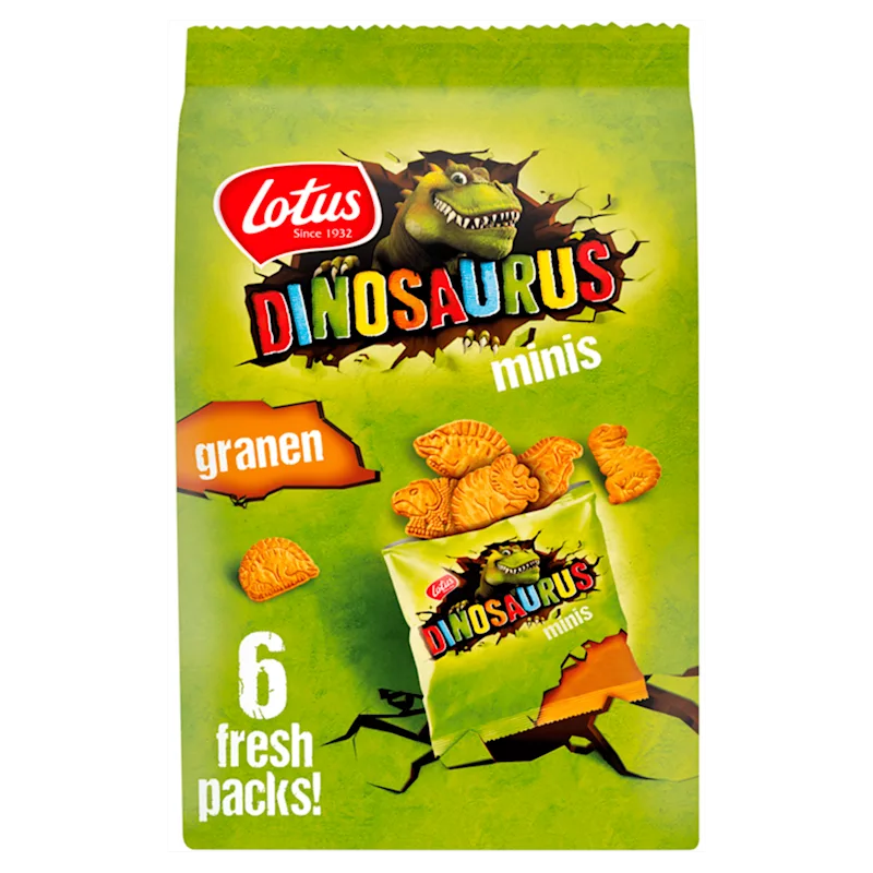 Lotus koekjes original mini dinosaurus