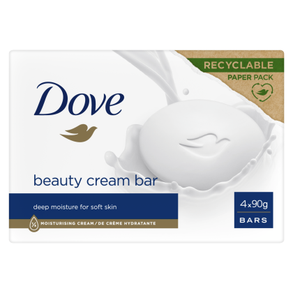 Dove barsoap regular 4 pack