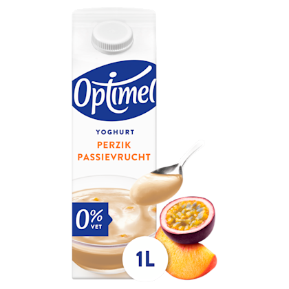 Yoghurt perzik 0% vet