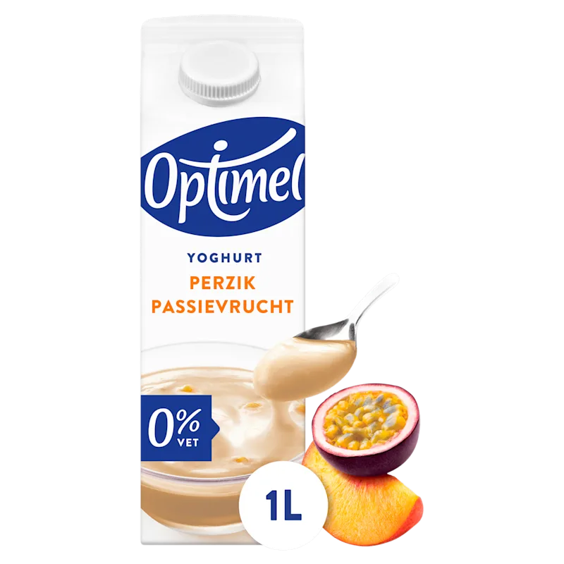 Optimel Yoghurt perzik 0% vet