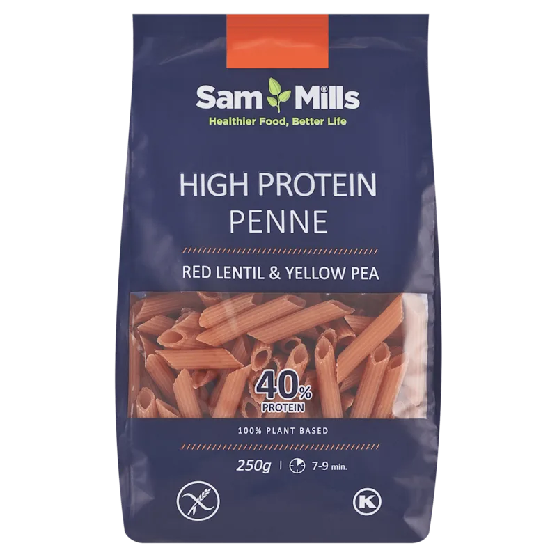 Sam Mills GV Protein red lent & yel pea penne