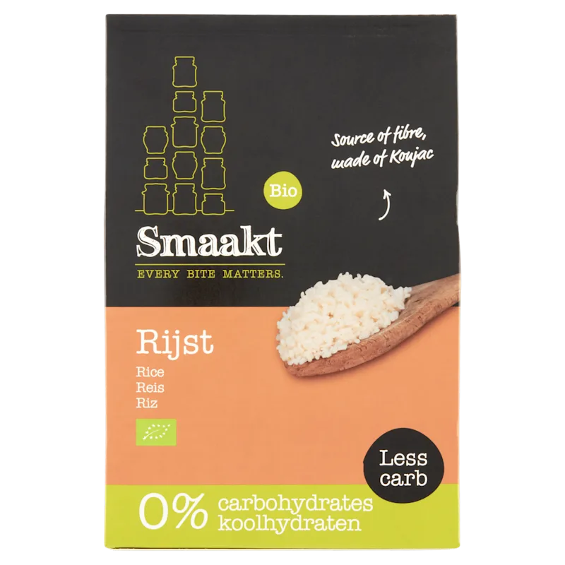 Smaakt Less Carb Konjac Rijst 270g