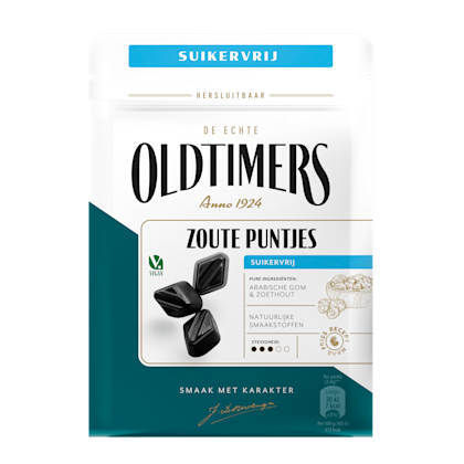 Suikervrije zoute puntjes