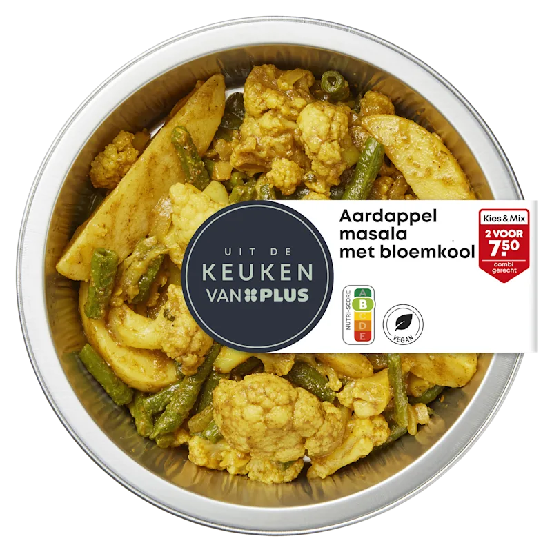 Uit de keuken van Aardappel masala met bloemkool