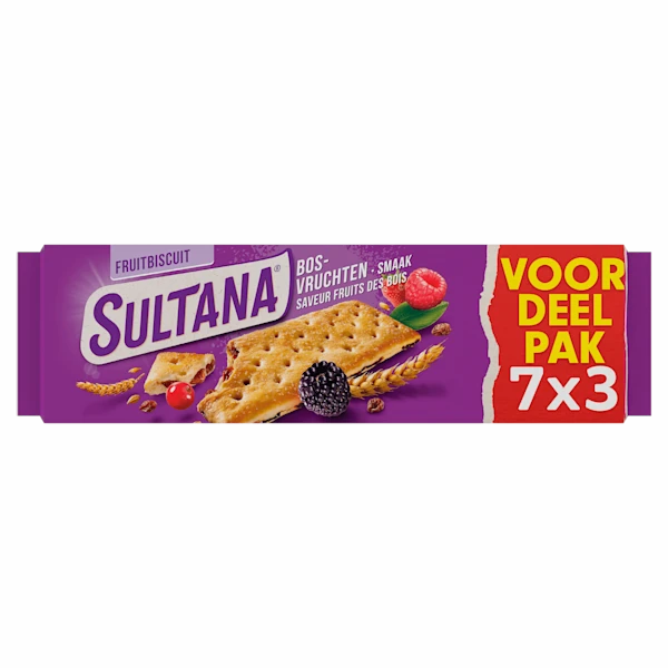 Sultana FruitBiscuits Bosvruchten