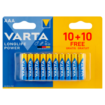 Longlife AAA batterijen 10+10