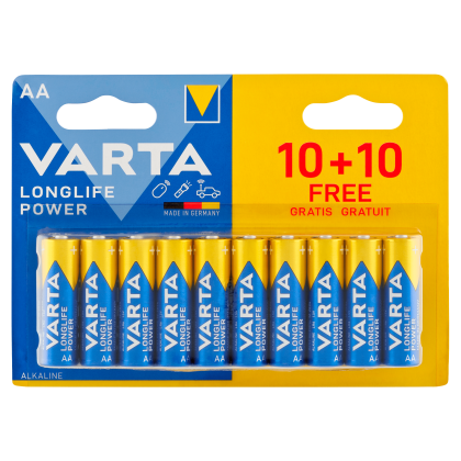 Longlife AA batterijen 10+10