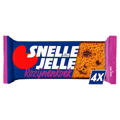 Ontbijtkoek rozijnenkoek 4 stuks