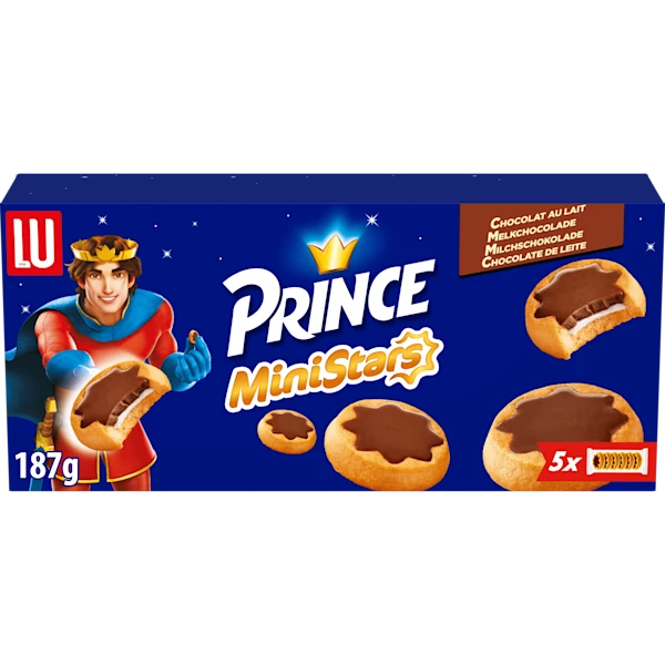 Lu Prince MiniStars Koekjes Melkchocolade