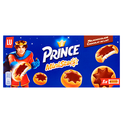 Prince MiniStars koekjes melkchocolade