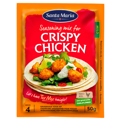 Crispy chicken kruidenmix zak 50 gram