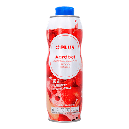 Siroop aardbei