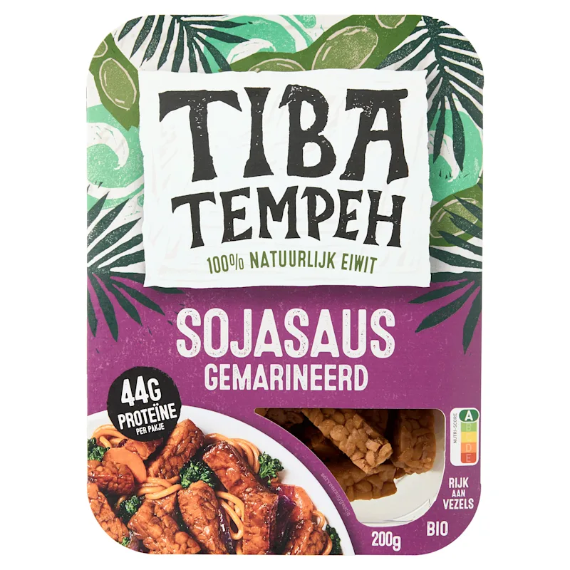 Tiba Tempeh Soja gemarineerd