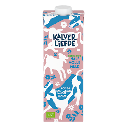 Kalverliefde Bio halfvolle melk 1L