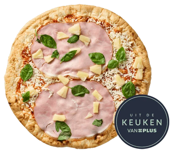 Uit de keuken van PLUS Pizza Hawaii