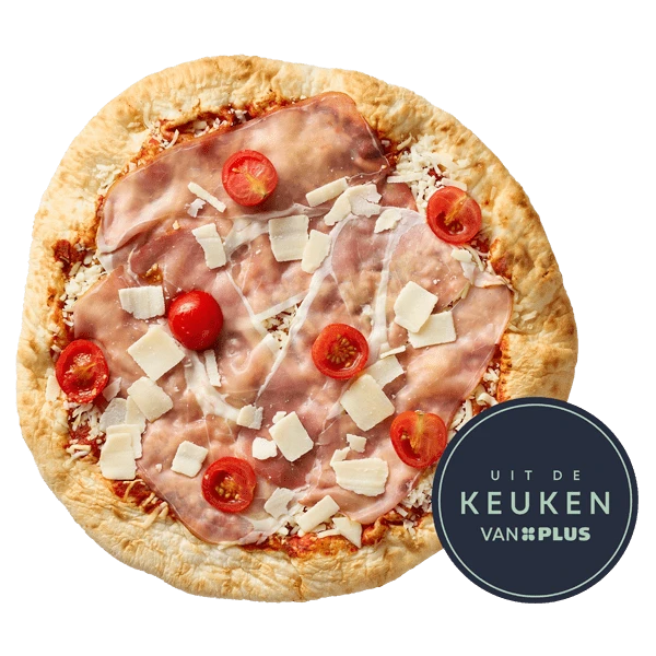 Uit de keuken van PLUS Pizza Prosciutto
