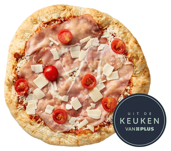 Uit de keuken van PLUS Pizza Prosciutto