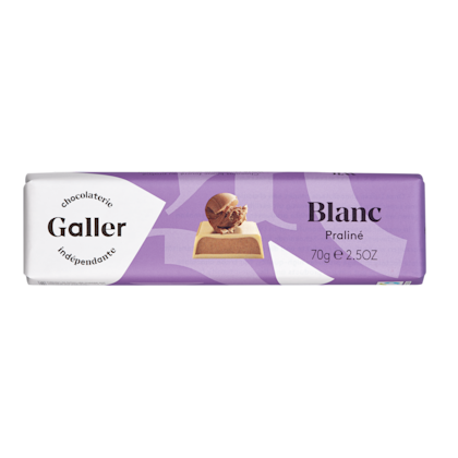 Chocoladereep Wit Praliné