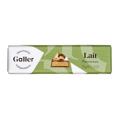 Chocoladereep Melk Piémontais