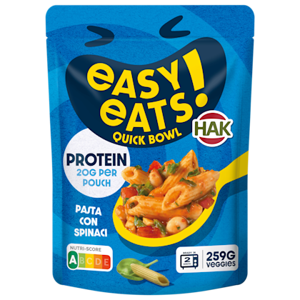 Hak Easy Eats Pasta con spinaci