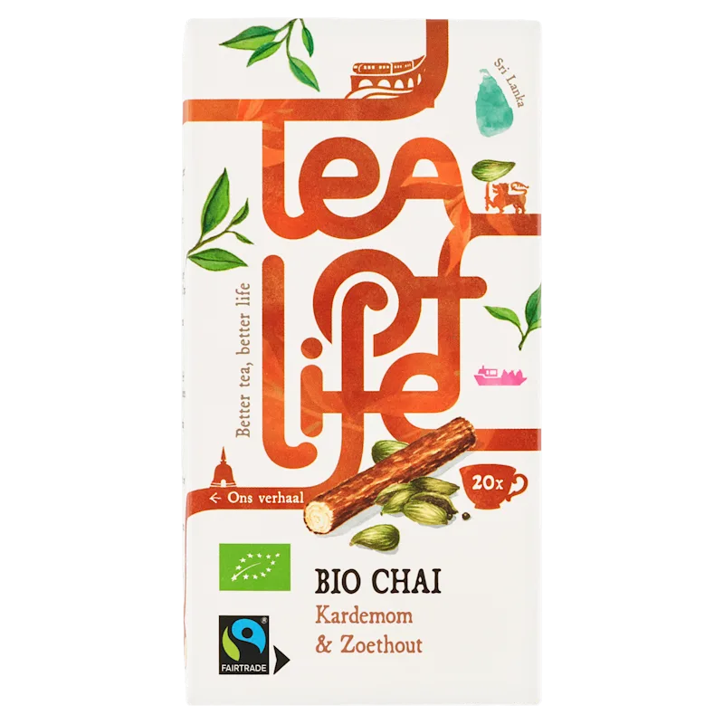 Tea of Life Chai kardemom zoethout