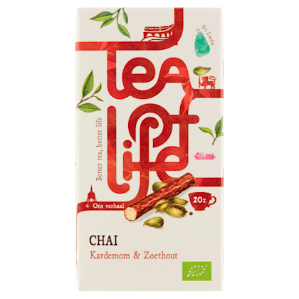 Chai kardemom zoethout