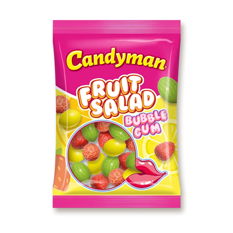 Candyman Fruit Salad Bubble Gum