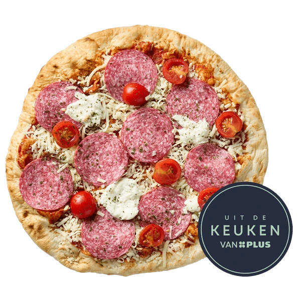 Uit de keuken van PLUS Pizza Salami