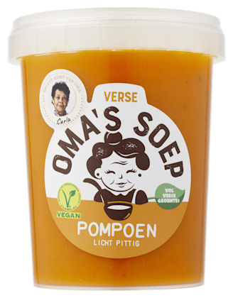 Pompoensoep licht pittig