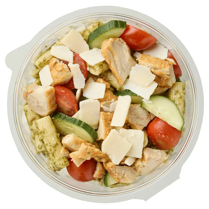 Uit de keuken van PLUS Pasta salade Kip pesto