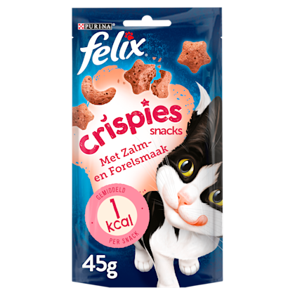 Crispies kattensnacks zalm & forel