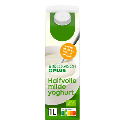 Milde halfvolle yoghurt biologisch