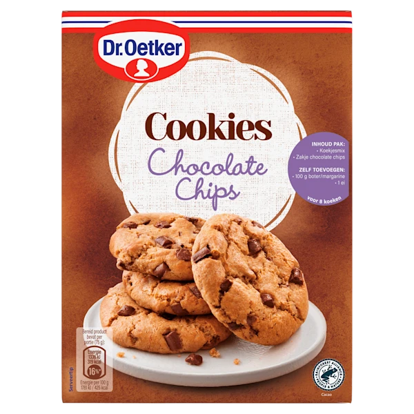 Dr. Oetker Chocolate chip cookies bakmix