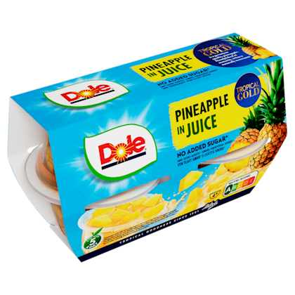Fruitcups ananas 4 stuks