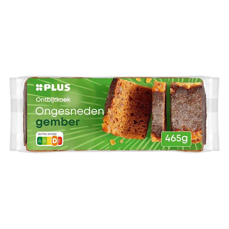 PLUS Ontbijtkoek Gember ongesneden
