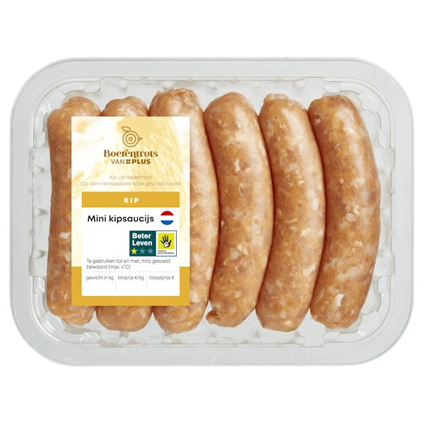 PLUS Boerentrots Mini kipsaucijs