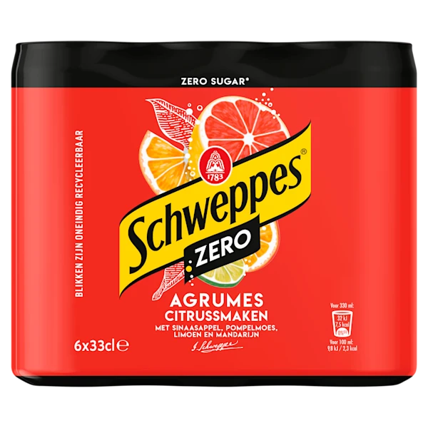 Schweppes Agrumes zero