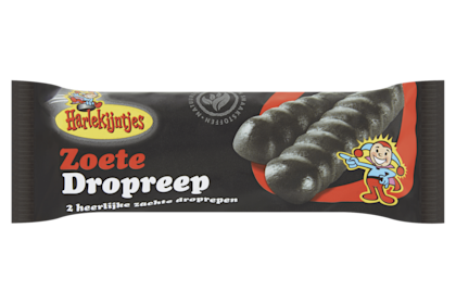 Harlekijntjes Zachte zoete dropreep